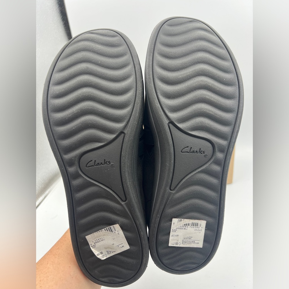 Clarks CLOUD STEPPERS Breeze Bali Women’s Size 7W EU 37.5 Black. Comfort Shoe - Picture 15 of 15